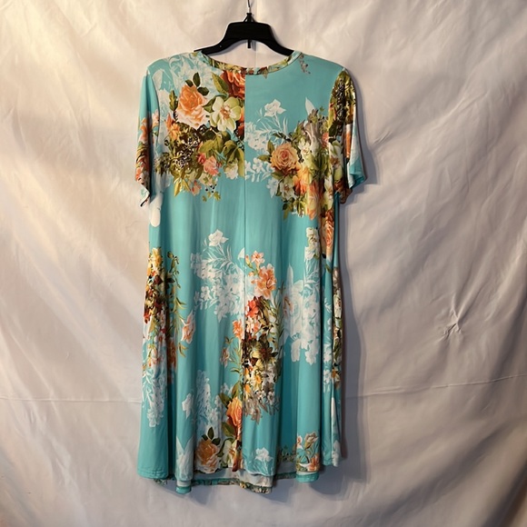 Jodifl Short Sleeve Floral Dress Size M - Picture 2 of 7